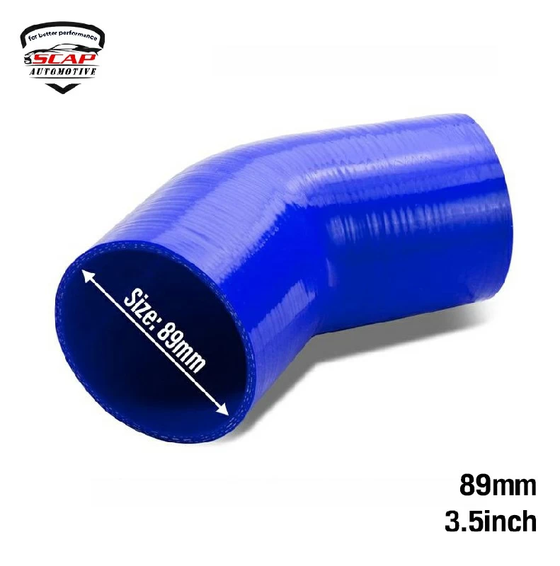 SILICONE HOSE 45*3.5-3.5" SCAP-SH45*3.5-3.5  (SKU 34-135)
