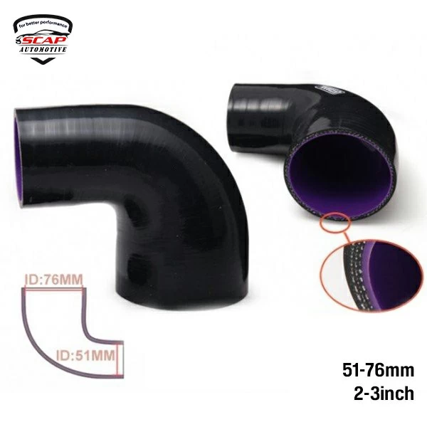 2"-3"INCH 51MM-76MM 90D REDUCER HOSE REDUCER HOSE  SH90DR2-3  (SKU 34-022)