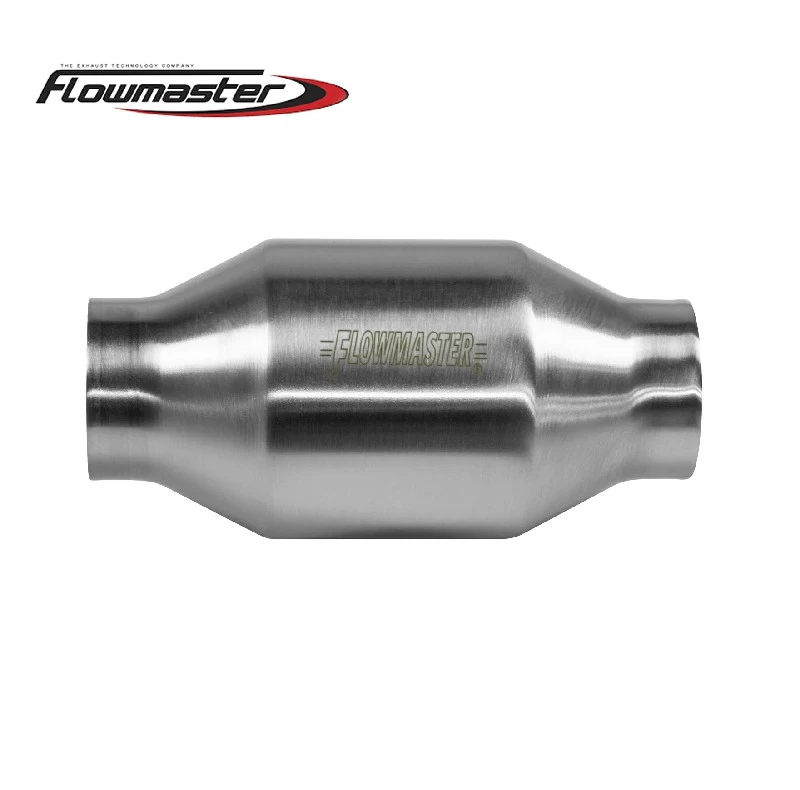 EXHAUST CATALYTIC CONVERTER ST.STEEL 2.25 INLET/OUTLET 14INCH LONG FLO-2000124  (SKU 36-024)