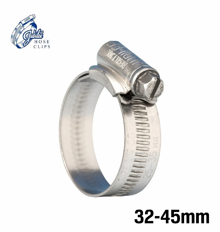 HOSE CLIP 32-45MM NO.1M JUBILEE JUBLY-4200045-1M  (SKU 34-100)