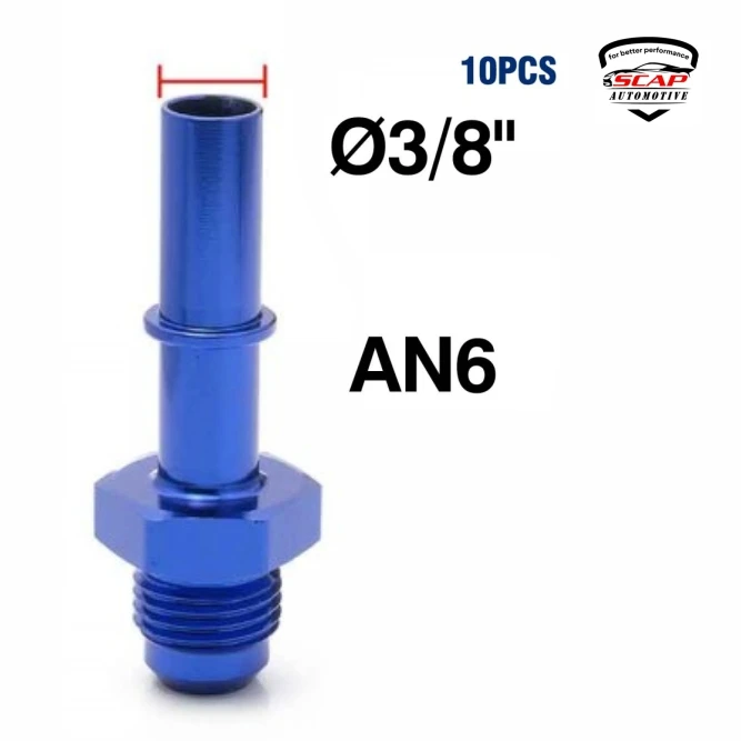AN6 QUICK DISCONNECT MALE FUEL FITTING JTAN638KCJ (SKU 34-427)