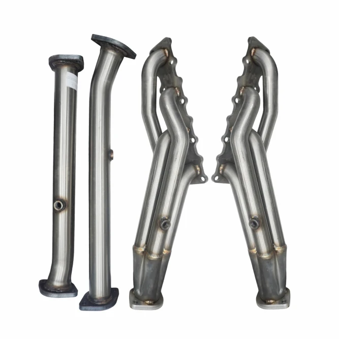 HEADERS NISSAN WITH DOWN PIPE Y62 400HP 2008-21 MDL FOX-HNWDP400 (SKU 36-325)