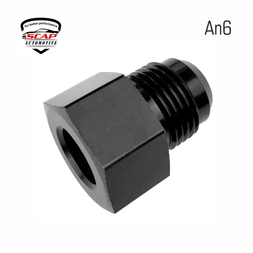 JTAN6-AN4N AN6 TO AN4 FLARE FEMALE TO MALE FUEL FITTING (SKU 34-436)