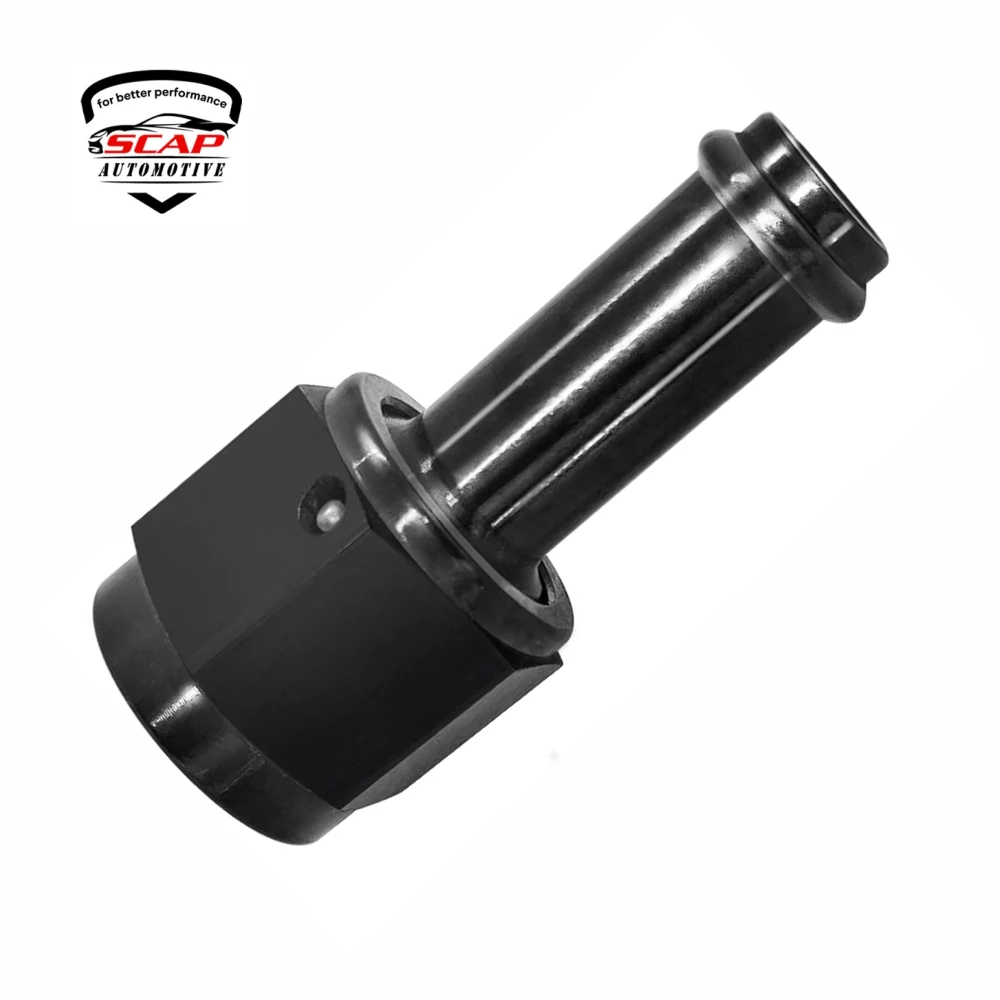 AN6 STRAIGHT FEMALE 6AN TO 3/8" SWIVEL BARB PUSH ON FITTING JTAN6M-38C (SKU 34-429)