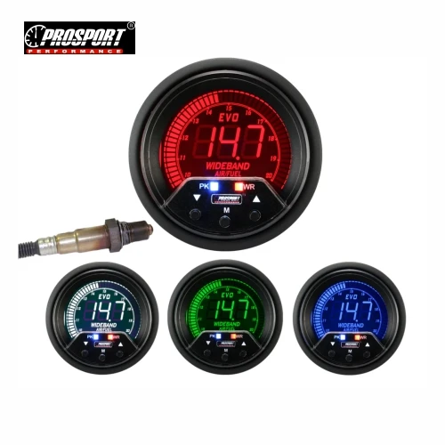 2-3/8" PREMIUM EVO WIDEBAND DIGITAL AIR FUEL RATIO KIT WITH OUTPUT (W/BOSCH LSU4.9 SENSOR )4-1 COLOR  PSPORT-238EVOAFRK4.9-WO (SKU 30-205)